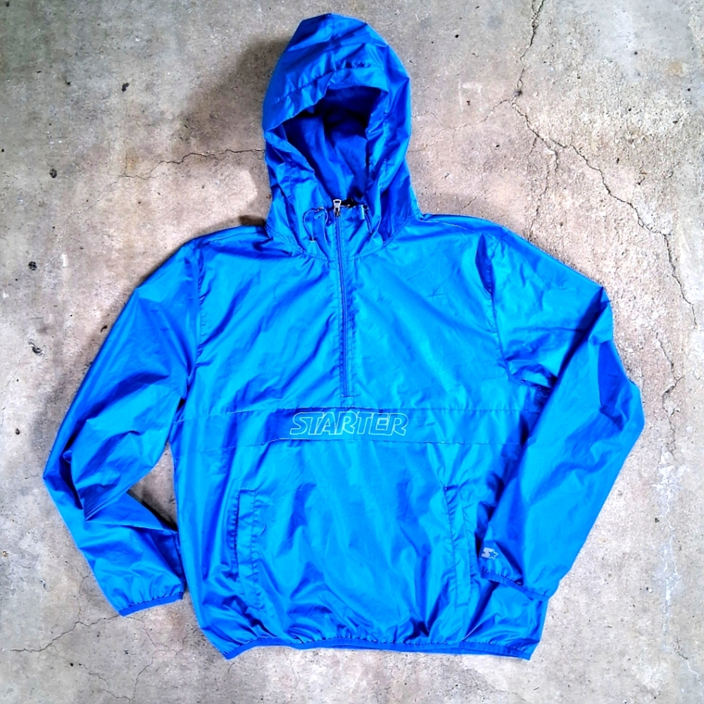 STARTER Vibrant Blue Windbreaker for Men